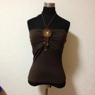 カップ付きホルターネック(ホルターネック)
