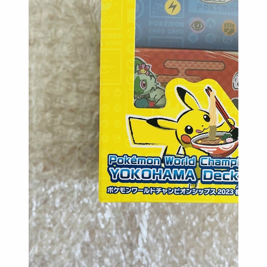 ポケモン(ポケモン)のポケモンワールドチャンピオンシップス2023横浜 記念デッキ「ピカチュウ」 エンタメ/ホビーのトレーディングカード(Box/デッキ/パック)の商品写真