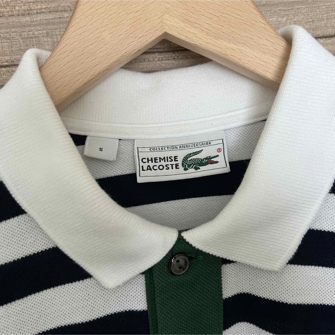 LACOSTE - Lacoste ラコステ 85周年記念 ボーダー切り替えデザイン