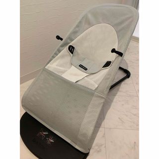 ベビービョルン(BABYBJORN)のベビービョルン　バウンサーブリス　メッシュ　グレー×ホワイト(その他)