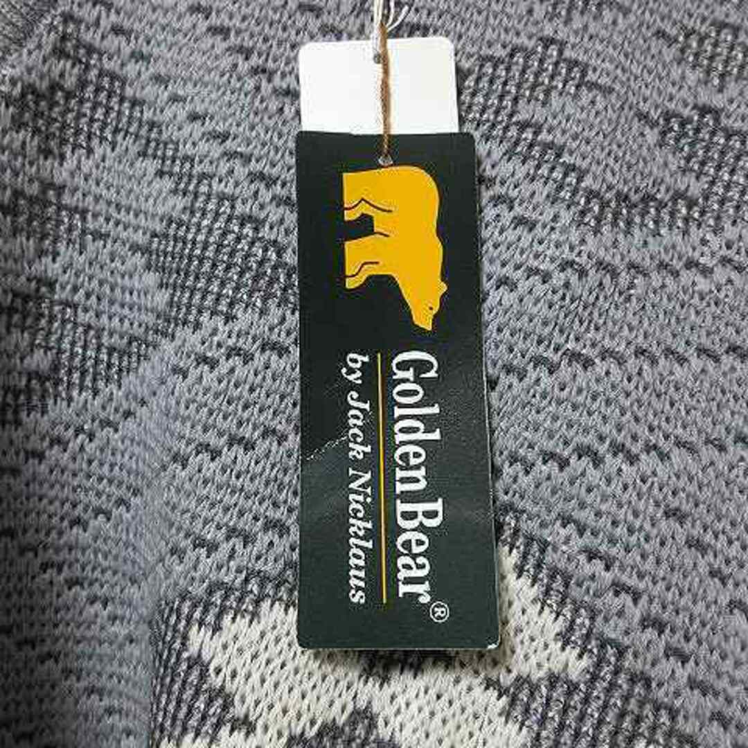 Golden Bear ゴールデンベア タグ付き セーター ニット 総柄 ウール L グレー FRSの通販 by ベクトル ラクマ店|ゴールデンベア ならラクマ ゴールデンベア メンズ ニット/セーター