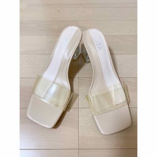 ZARA ザラ  クリアウェッジソール 23.5  ヒール9.5cm