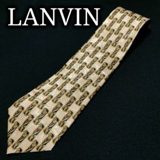 ランバン(LANVIN)のランバン フラワー ライトブラウン ネクタイ A106-P18(ネクタイ)