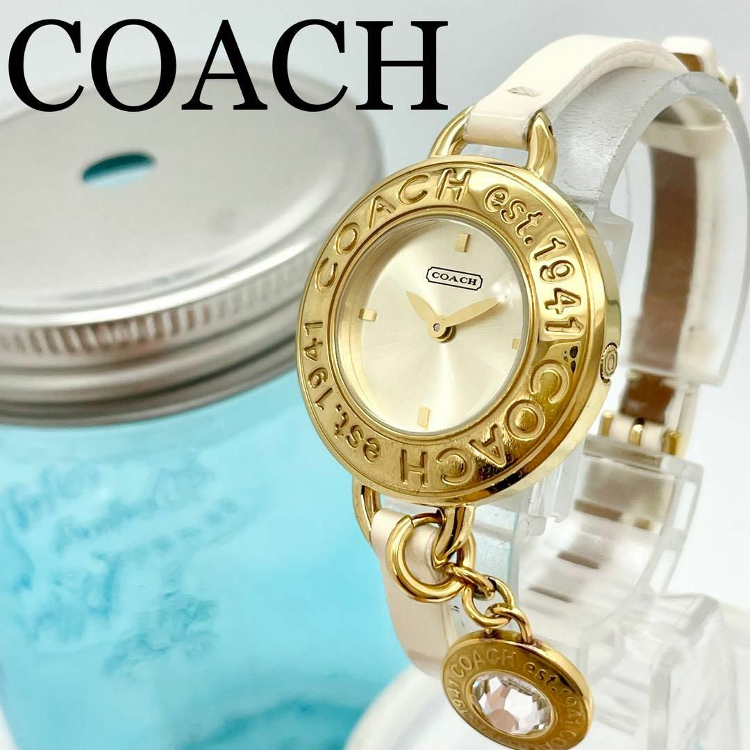 494 COACH コーチ時計　レディース腕時計　ゴールド　人気　華奢