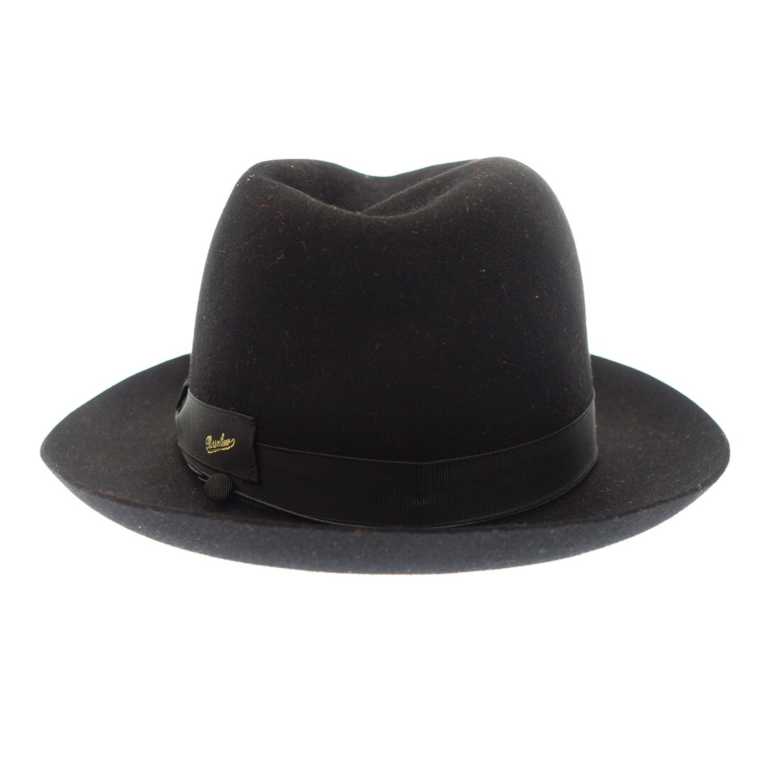 Borsalino(ボルサリーノ)のボルサリーノ ハット ビキューナ ブラック サイズ59【AFE8】 メンズの帽子(ハット)の商品写真