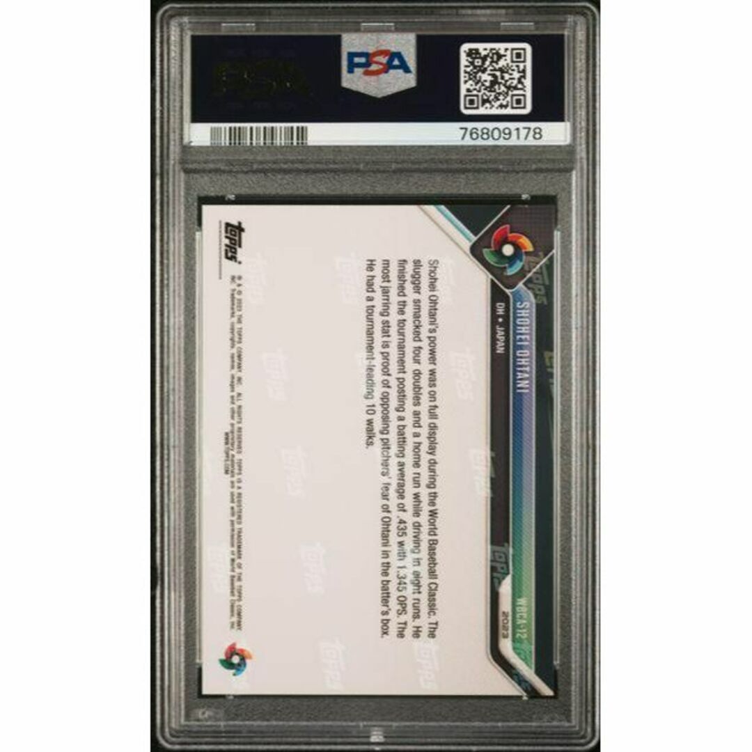 PSA10 Topps Now 侍ジャパン 大谷翔平 WBC　希少