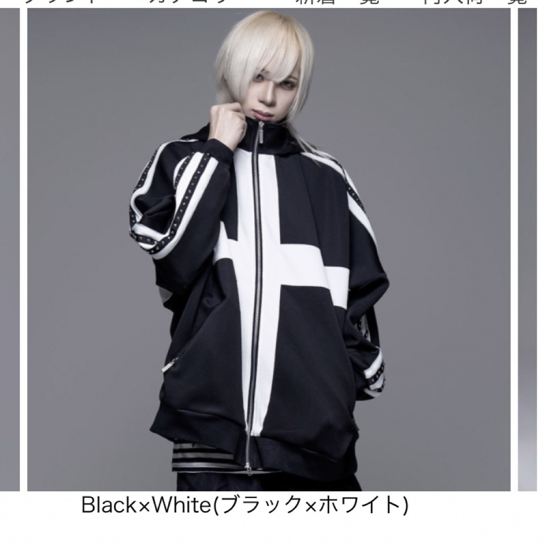 CIVARIZE フード付きスタッズライン切り替えトラックジャケット