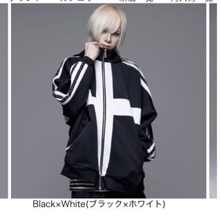 シヴァーライズ(CIVARIZE)のCIVARIZE フード付きスタッズライン切り替えトラックジャケット(ジャージ)