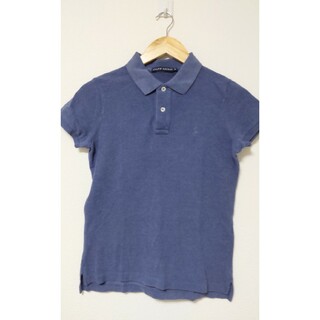 ラルフローレン(Ralph Lauren)のラルフローレン 女性用 スキニー 半袖ポロシャツ M ブルー系(ポロシャツ)