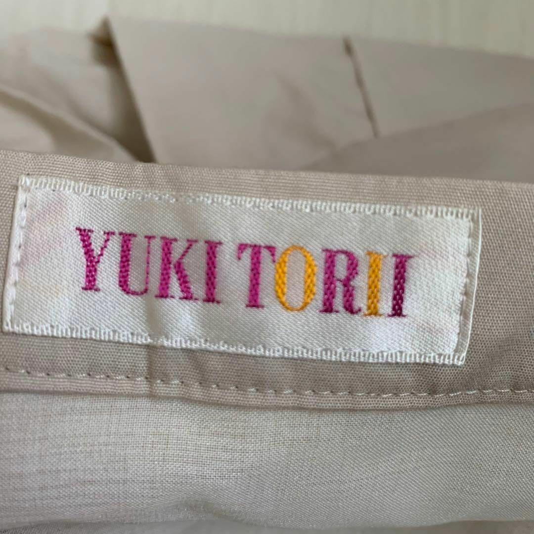 YUKI TORII ユキトリイ　裾刺繍レーススカート 大きいサイズ　44 レディースのスカート(ひざ丈スカート)の商品写真