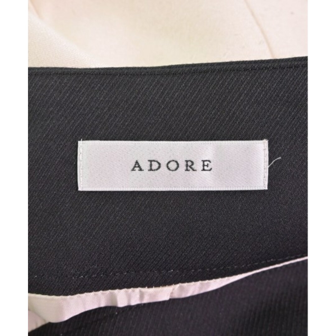 ADORE(アドーア)のADORE アドーア パンツ（その他） 38(M位) 白x黒(ボーダー) 【古着】【中古】 レディースのパンツ(その他)の商品写真