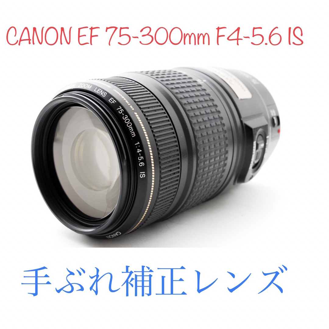 手ぶれ補正付き Canon EF 75-300mm F4-5.6 IS USM