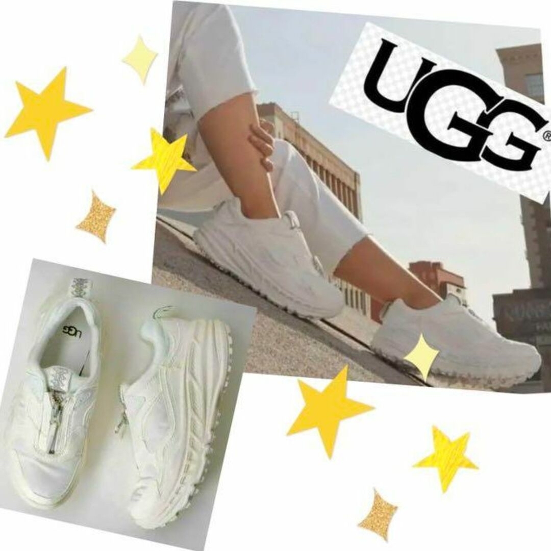 UGG(アグ)の完売。。。。。。⑥超超美品✨23～23.5薄手靴下✨UGG✨CA805 Zip レディースの靴/シューズ(スニーカー)の商品写真