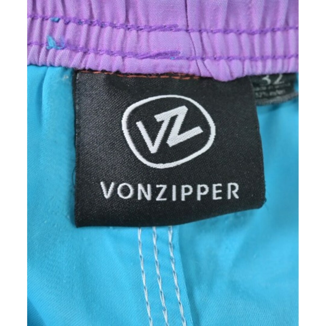 VONZIPPER(ボンジッパー)のVONZIPPER ボンジッパー ショートパンツ 32(M位) 青 【古着】【中古】 メンズのパンツ(ショートパンツ)の商品写真