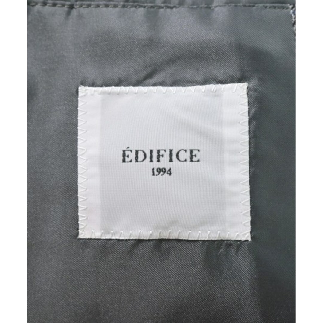 EDIFICE(エディフィス)のEDIFICE エディフィス テーラードジャケット S グレーx青等(チェック) 【古着】【中古】 メンズのジャケット/アウター(テーラードジャケット)の商品写真