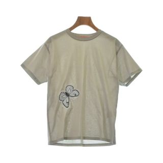 ミントデザインズ(mintdesigns)のmint designs Tシャツ・カットソー 2(M位) ベージュ 【古着】【中古】(カットソー(半袖/袖なし))