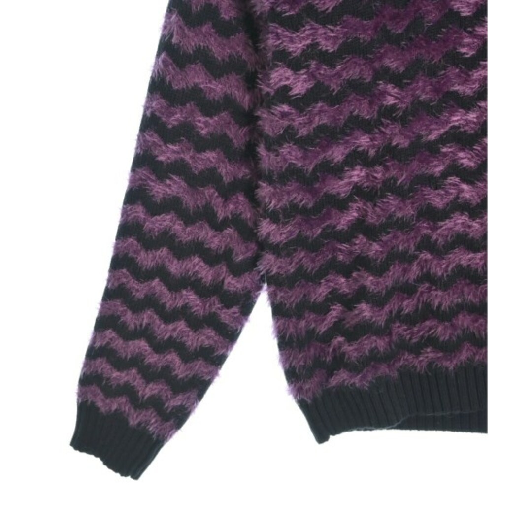 BCBGENERATION ニット・セーター F 紫x黒 4