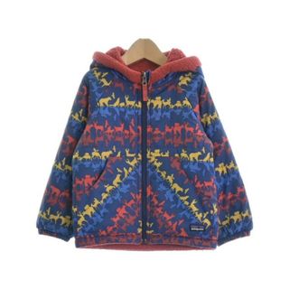 パタゴニア(patagonia)のpatagonia ブルゾン（その他） -(100位) 青x赤x黄(総柄) 【古着】【中古】(ジャケット/上着)