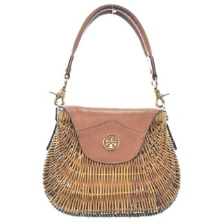 トリーバーチ(Tory Burch)のTORY BURCH トリーバーチ かごバッグ - 茶系 【古着】【中古】(かごバッグ/ストローバッグ)