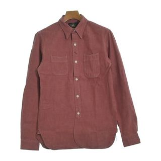 ダブルアールエル(RRL)のRRL ダブルアールエル カジュアルシャツ S 赤 【古着】【中古】(シャツ)