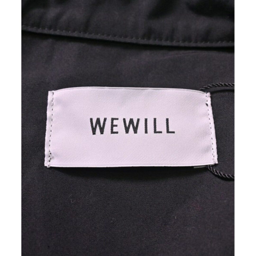 WEWILL ウィーウィル カジュアルシャツ 1(M位) 黒