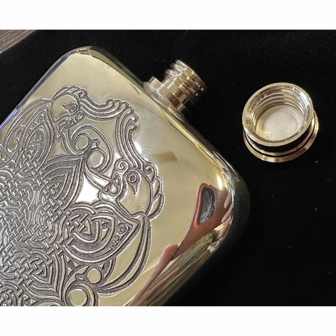 ENGLISH PEWTER 6oz ピューター ヒップフラスコ スキットル 錫 ENGLISH PEWTER 6oz ピューター ヒップフラスコ スキットル 錫
