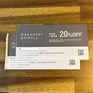 マーガレットハウエル(MARGARET HOWELL)の２枚セット　マーガレットハウエル  TSIホールディングス　株主　20％OFF(ショッピング)