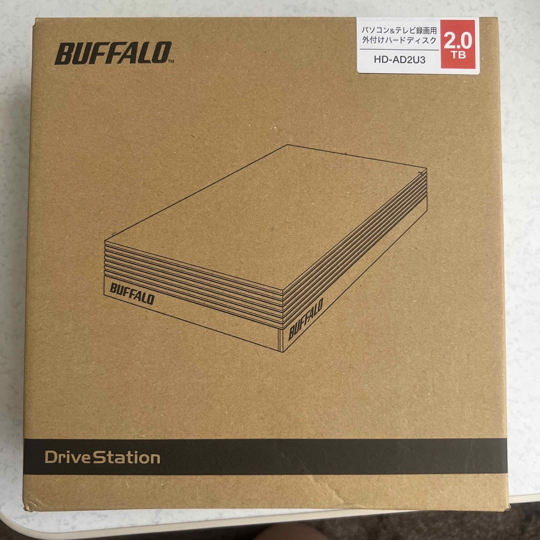 BUFFALO HD-AD2U3 外付けハードディスク 2TB