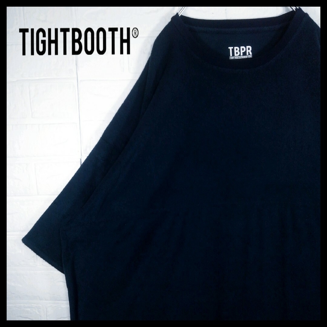 《TIGHTBOOTH(タイトブース)》ビッグシルエット　パイル生地　Tシャツ