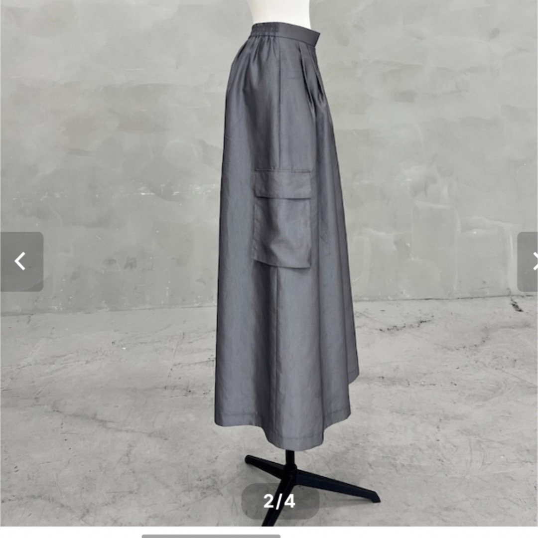 Lig.  wide cargo pants/ gray レディースのパンツ(カジュアルパンツ)の商品写真