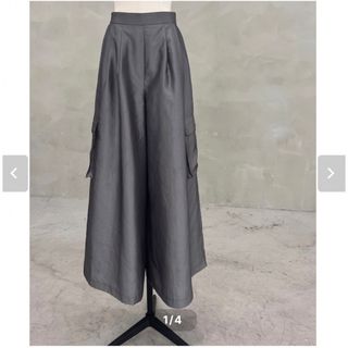 Lig.  wide cargo pants/ gray(カジュアルパンツ)