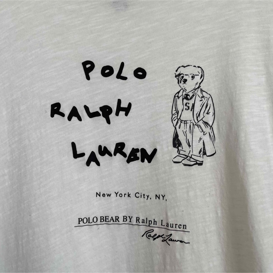 POLO RALPH LAUREN(ポロラルフローレン)のPOLO Ralph Lauren   ポロベアコットンTシャツ　美品　レア メンズのトップス(Tシャツ/カットソー(半袖/袖なし))の商品写真