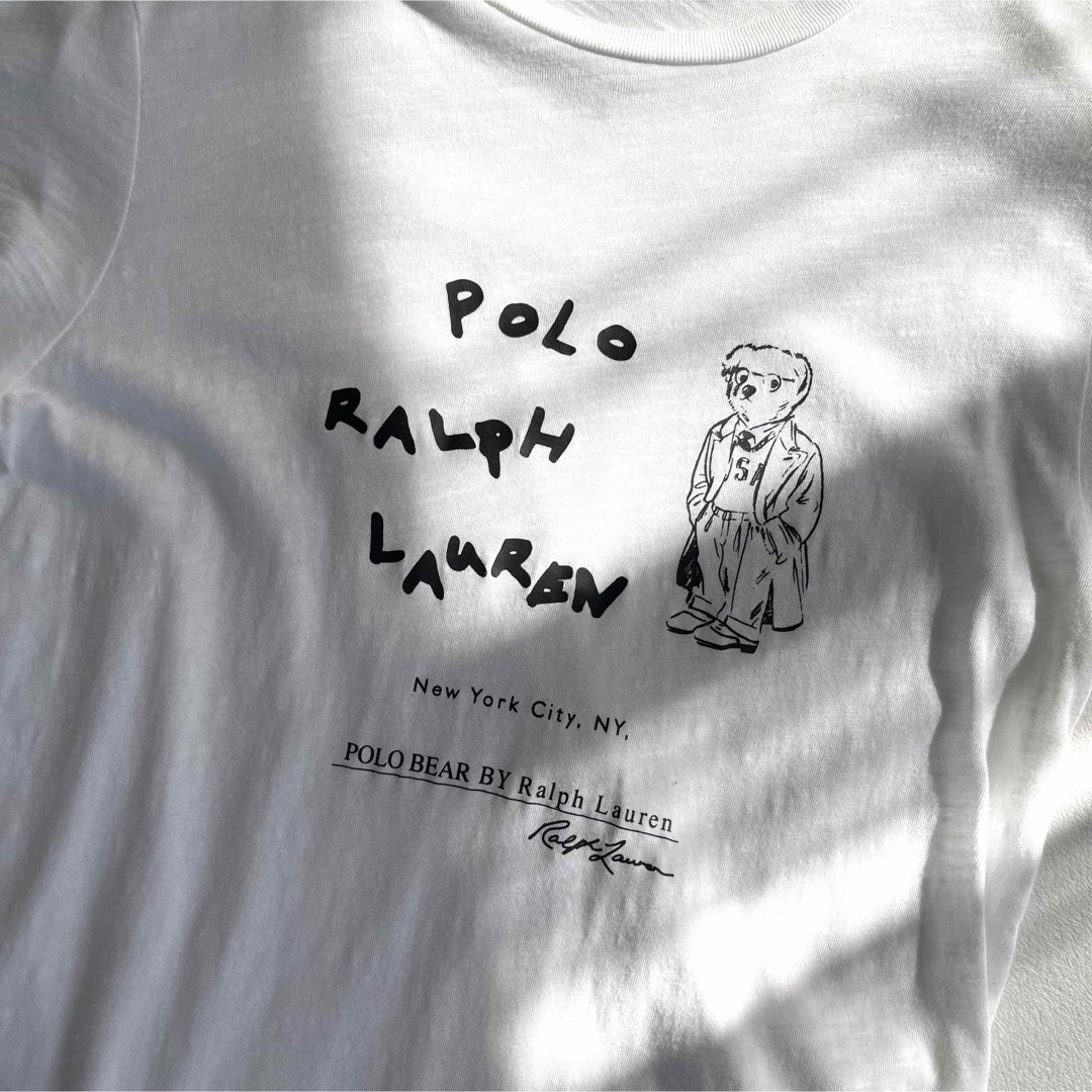 POLO RALPH LAUREN(ポロラルフローレン)のPOLO Ralph Lauren   ポロベアコットンTシャツ　美品　レア メンズのトップス(Tシャツ/カットソー(半袖/袖なし))の商品写真