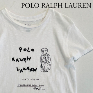 ポロラルフローレン(POLO RALPH LAUREN)のPOLO Ralph Lauren   ポロベアコットンTシャツ　美品　レア(Tシャツ/カットソー(半袖/袖なし))