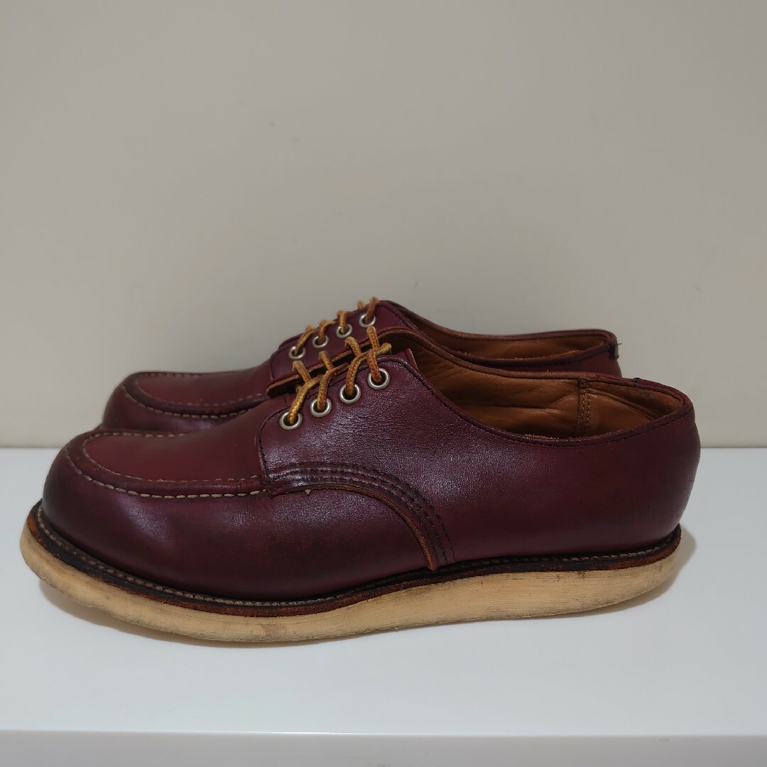 REDWING(レッドウィング)の★美品★レッドウィング　犬プリントタグ　オックスフォード赤茶　８1/2D メンズの靴/シューズ(ブーツ)の商品写真