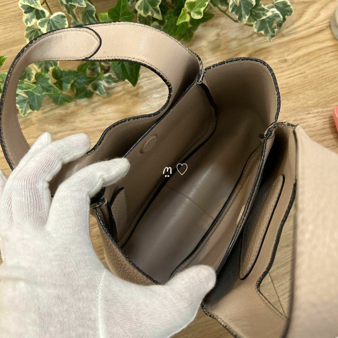 PRADA - PRADA プラダ レザーハンドバッグ ヴィッテロダイノレザー