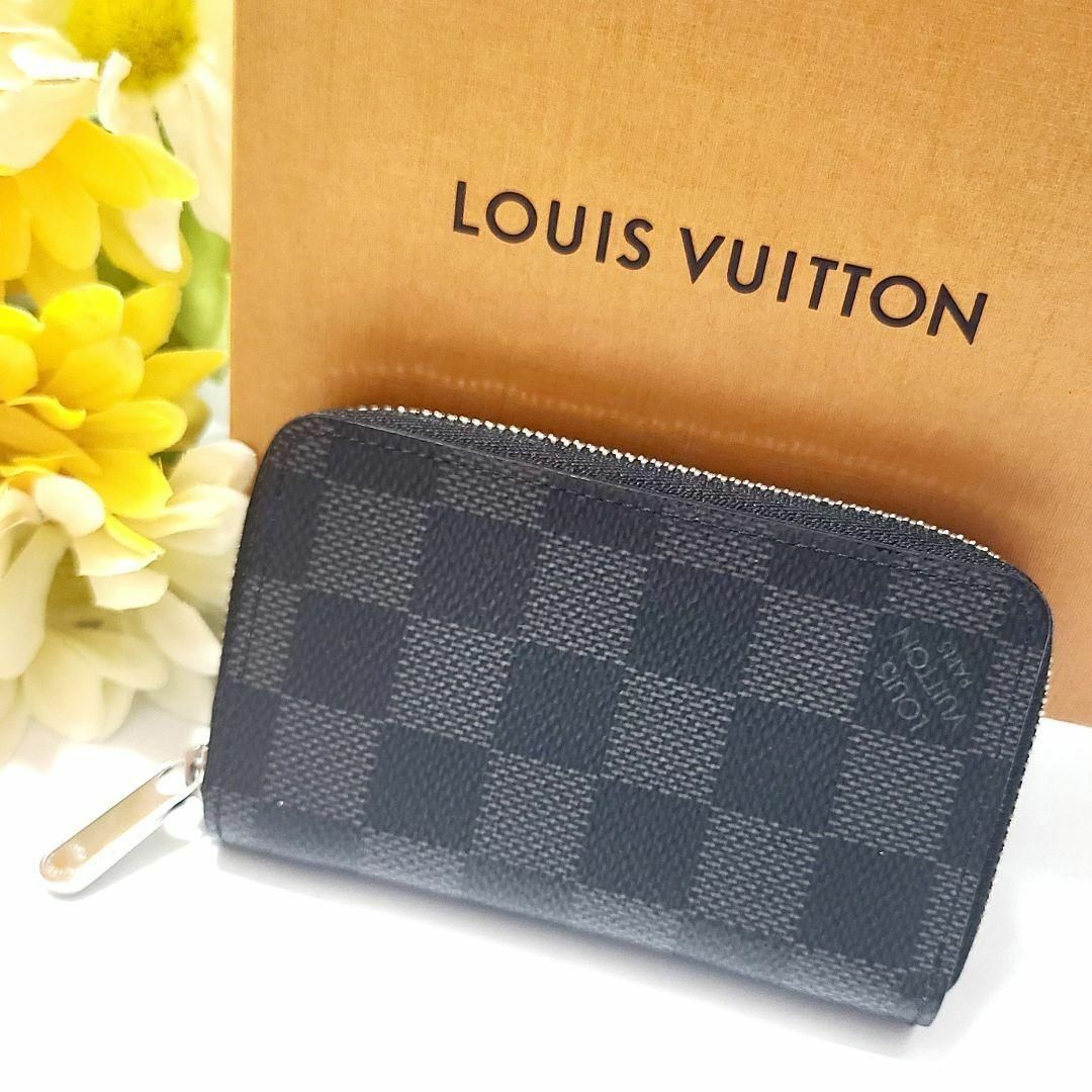 LOUIS VUITTON ジッピーコインパース コインケース ダミエ グラ