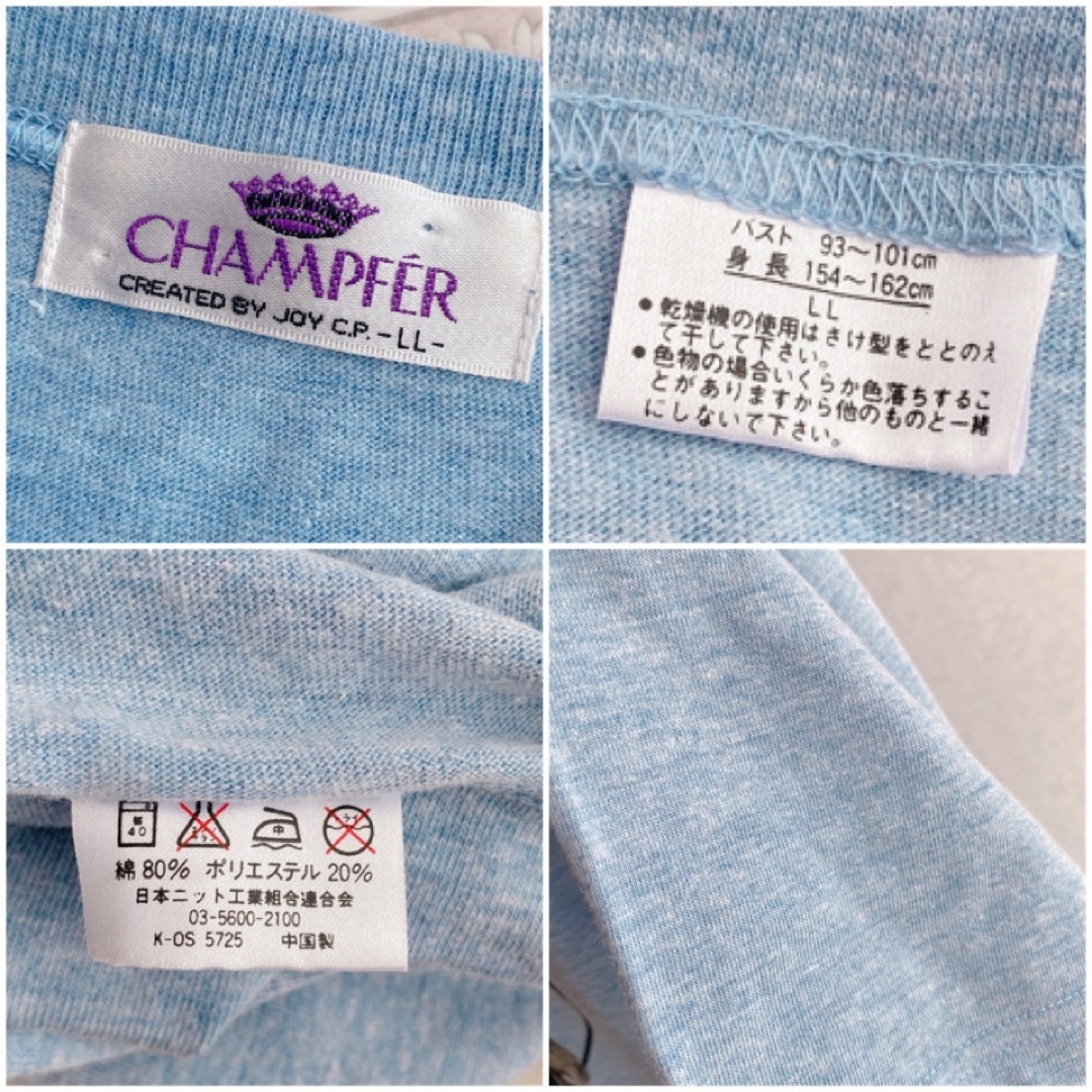 CHAMPFER/犬Tシャツ LLサイズ メンズ&レディース ゆるだぼ系 レディースのトップス(Tシャツ(半袖/袖なし))の商品写真
