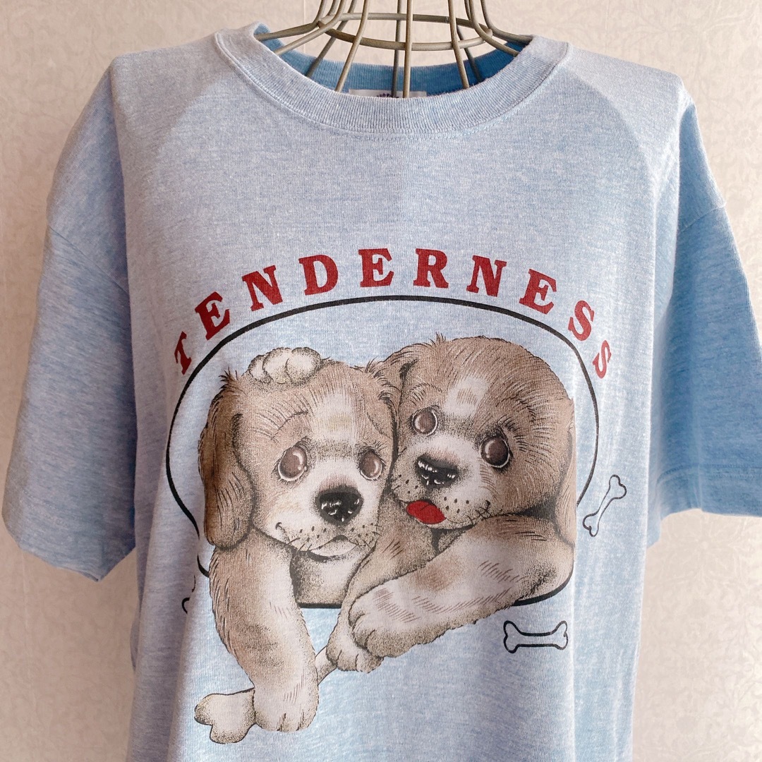 CHAMPFER/犬Tシャツ LLサイズ メンズ&レディース ゆるだぼ系 レディースのトップス(Tシャツ(半袖/袖なし))の商品写真