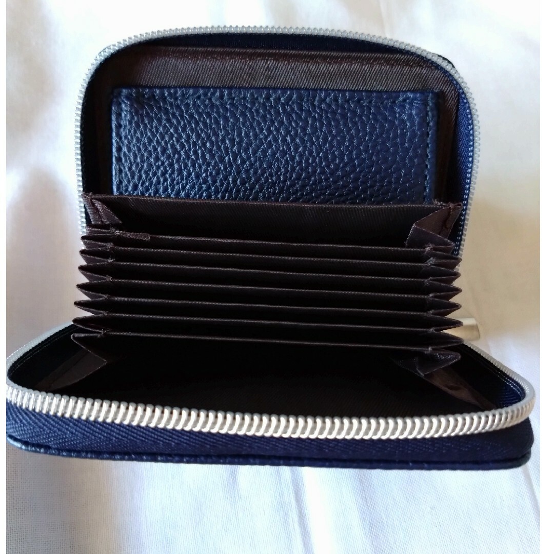 折り財布　濃紺 レディースのファッション小物(財布)の商品写真