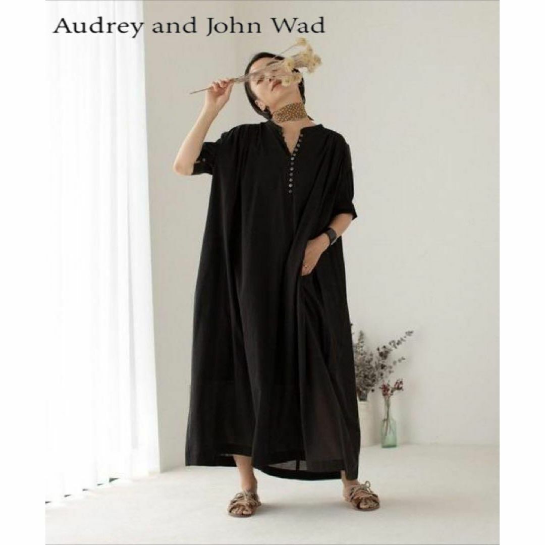 美品★Audrey and John Wad コットンロングワンピース 724