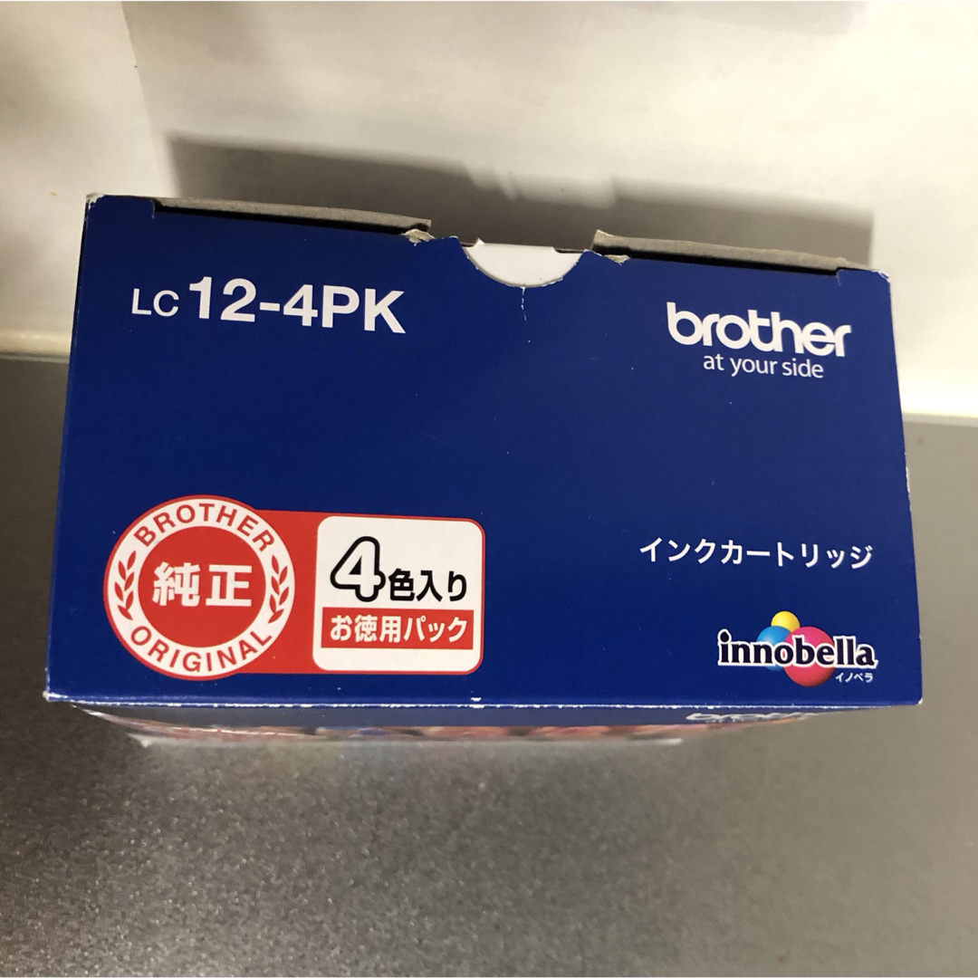 ブラザー 【brother純正】LC12-4PKインクカートリッジ4色パック スマホ/家電/カメラのPC/タブレット(PC周辺機器)の商品写真