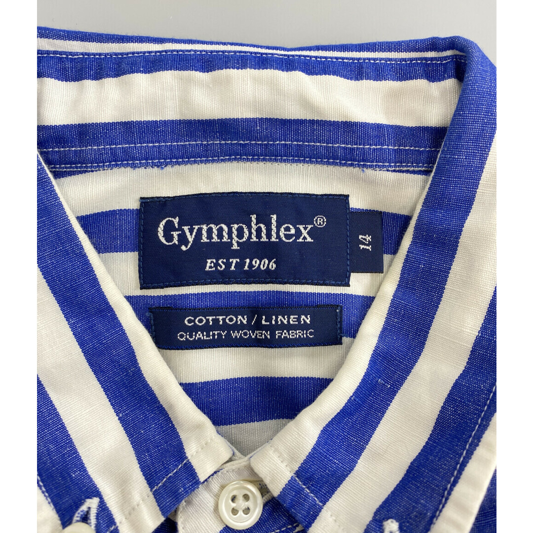 極美品 GYMPHLEX ジムフレックス シャツワンピース M