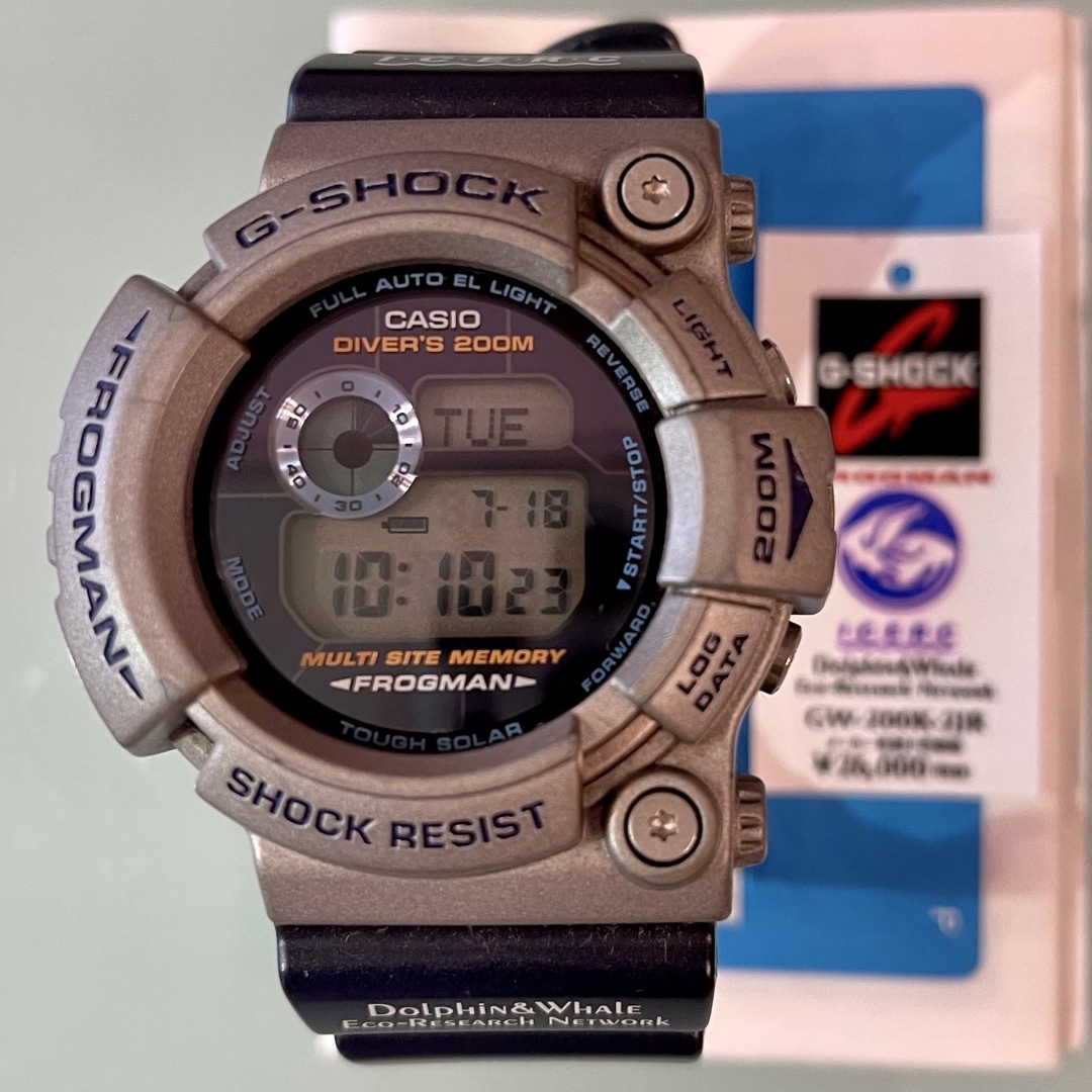 2022春夏新作】 G-SHOCK イルカクジラ フロッグマン GW-200K-2DR