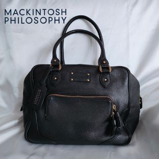 マッキントッシュフィロソフィー(MACKINTOSH PHILOSOPHY)のMACKINTOSH PHILOSOPHY トートバッグ レザー タッセル 黒(トートバッグ)