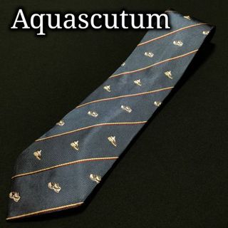 アクアスキュータム(AQUA SCUTUM)のアクアスキュータム スニーカー ネイビー ネクタイ A106-R09(ネクタイ)