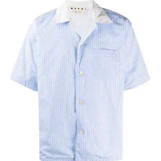 マルニ(Marni)のMARNI ストライプ リバーシブル オープンカラーシャツ(シャツ)