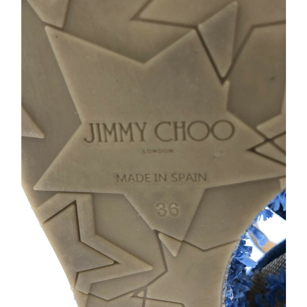 JIMMY CHOO(ジミーチュウ)のジミーチュウ ウェッジソールデニムパンプス レディース 36 レディースの靴/シューズ(ハイヒール/パンプス)の商品写真