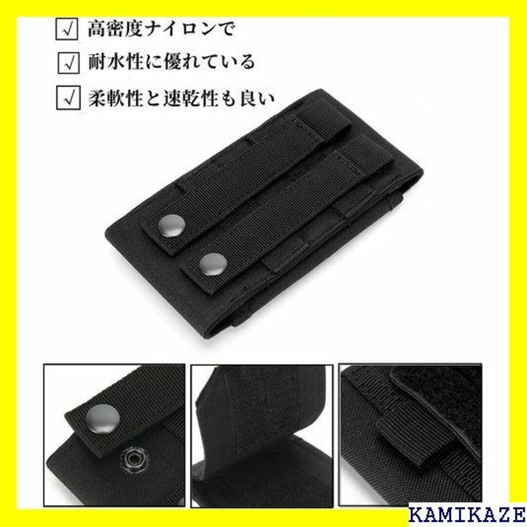 ☆在庫処分 YFFSFDC 携帯ポーチ 縦型 スマホポーチ ア 作業用 ブラックの通販 by kiyokiyo's shop｜ラクマ