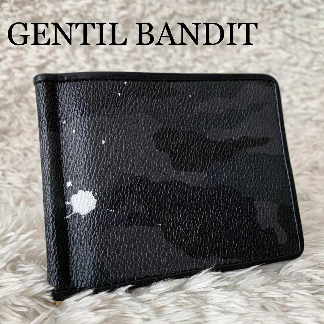 ☆美品 GENTIL BANDIT ジャンティバンティ マネークリップ カモフラの